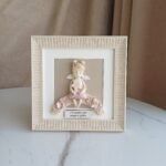 Angelas ant arkos su žvaigždele 19x19cm