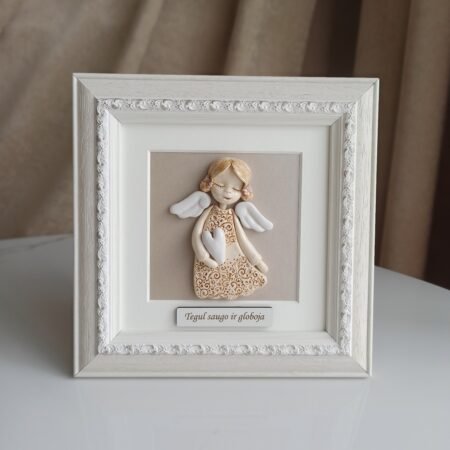 Keramikinis angelas 20x20cm
