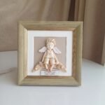 Angelas – berniukas ant arkos rėmelyje 20x20cm