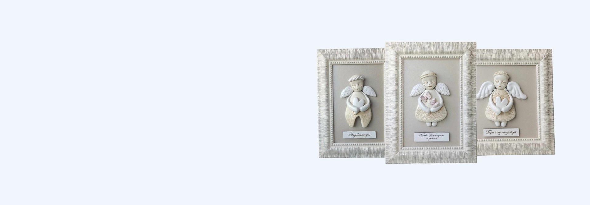 Keramikos gaminiai krikštynoms