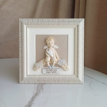 Angelas debesyse rėmelyje 20x20cm